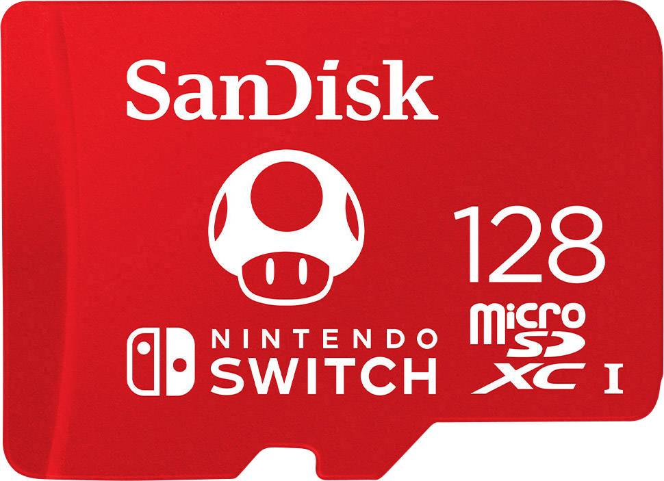 SD MicroSD Card 128GB SanDisk Nintendo Switch - SDSQXAO-128G-GNCZN