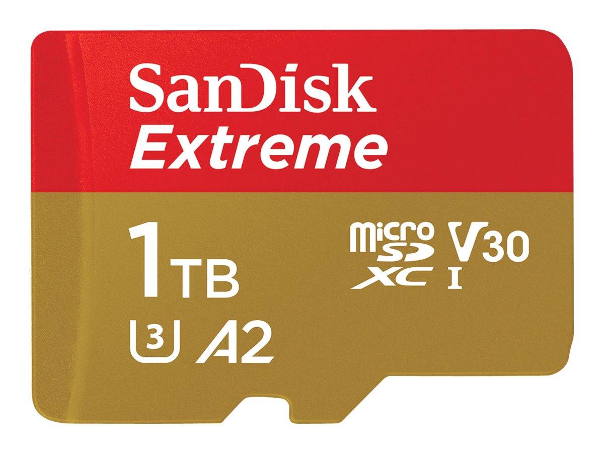 SD MicroSD Card 1TB SanDisk Extreme SDXC inkl. Adapter - SDSQXAV-1T00-GN6MA