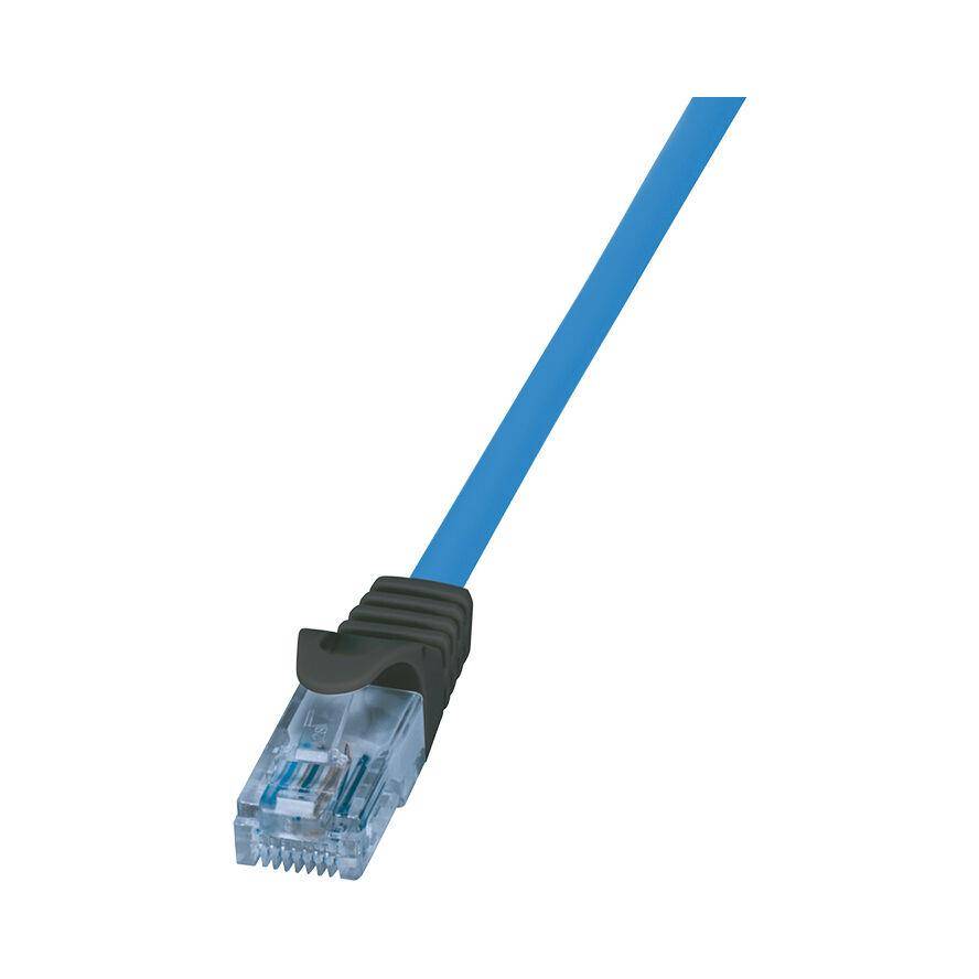 Logilink Patchkabel CAT6A U/UTP Premium blau 1.00m 10G/PoE - CPP001