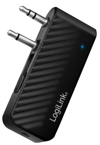 Logilink Bluetooth 5.1 Audiosender, Reichweite bis 7m, schw.