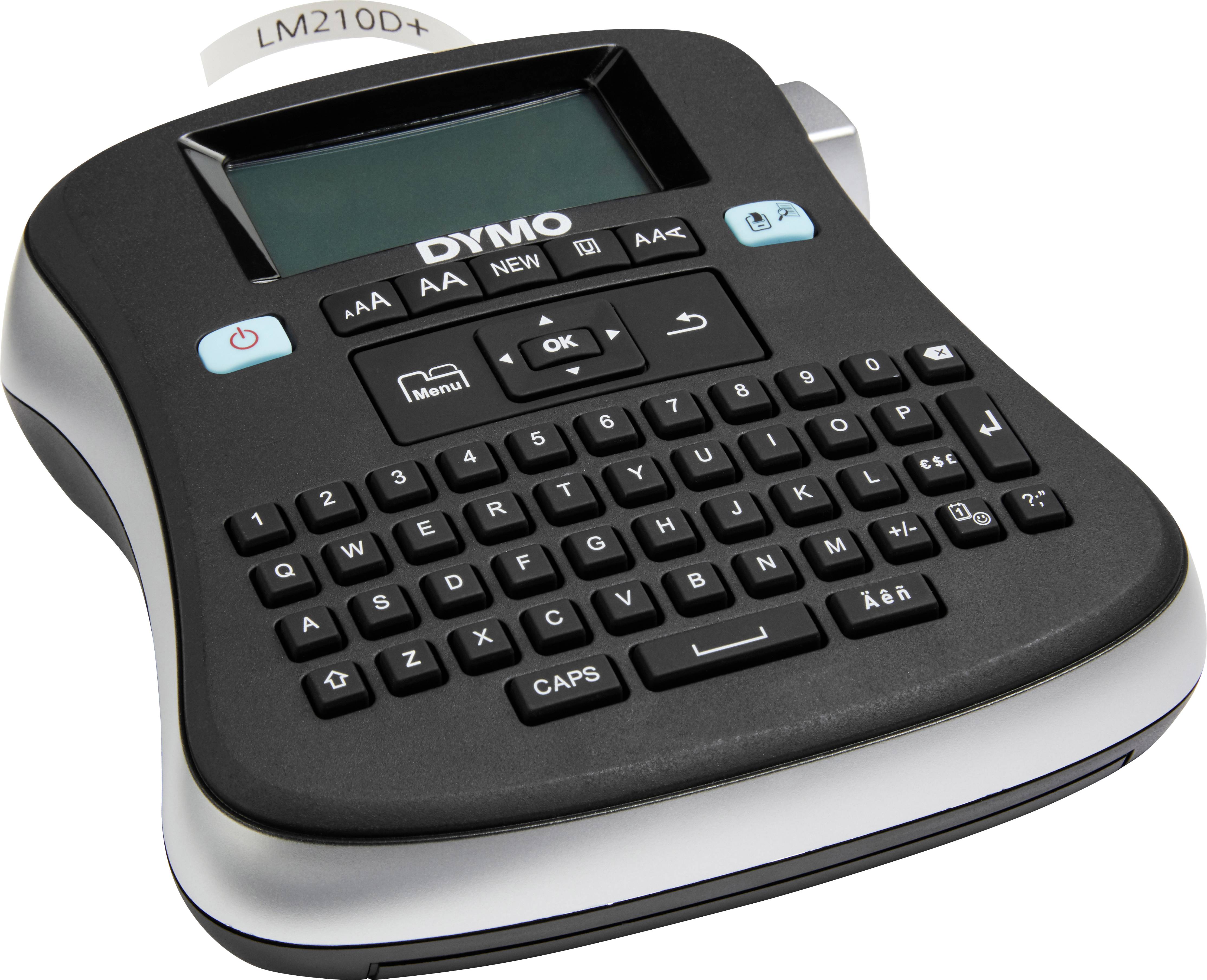 3501170784440 - DYMO LabelManager 210D+ Qwerty Beschriftungsgerät Geeignet für Schriftband D1 6 mm 9 mm 12 mm