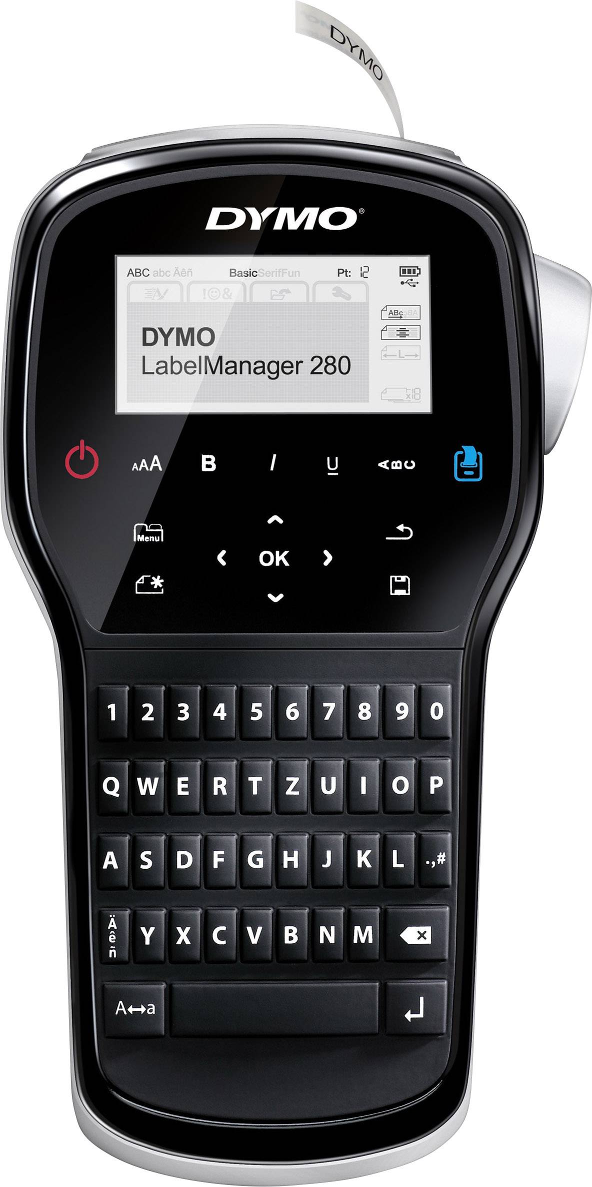 DYMO LabelManager 280 6/9/12 mm D1-Bänder QWY SE+NL/TK - S0968920