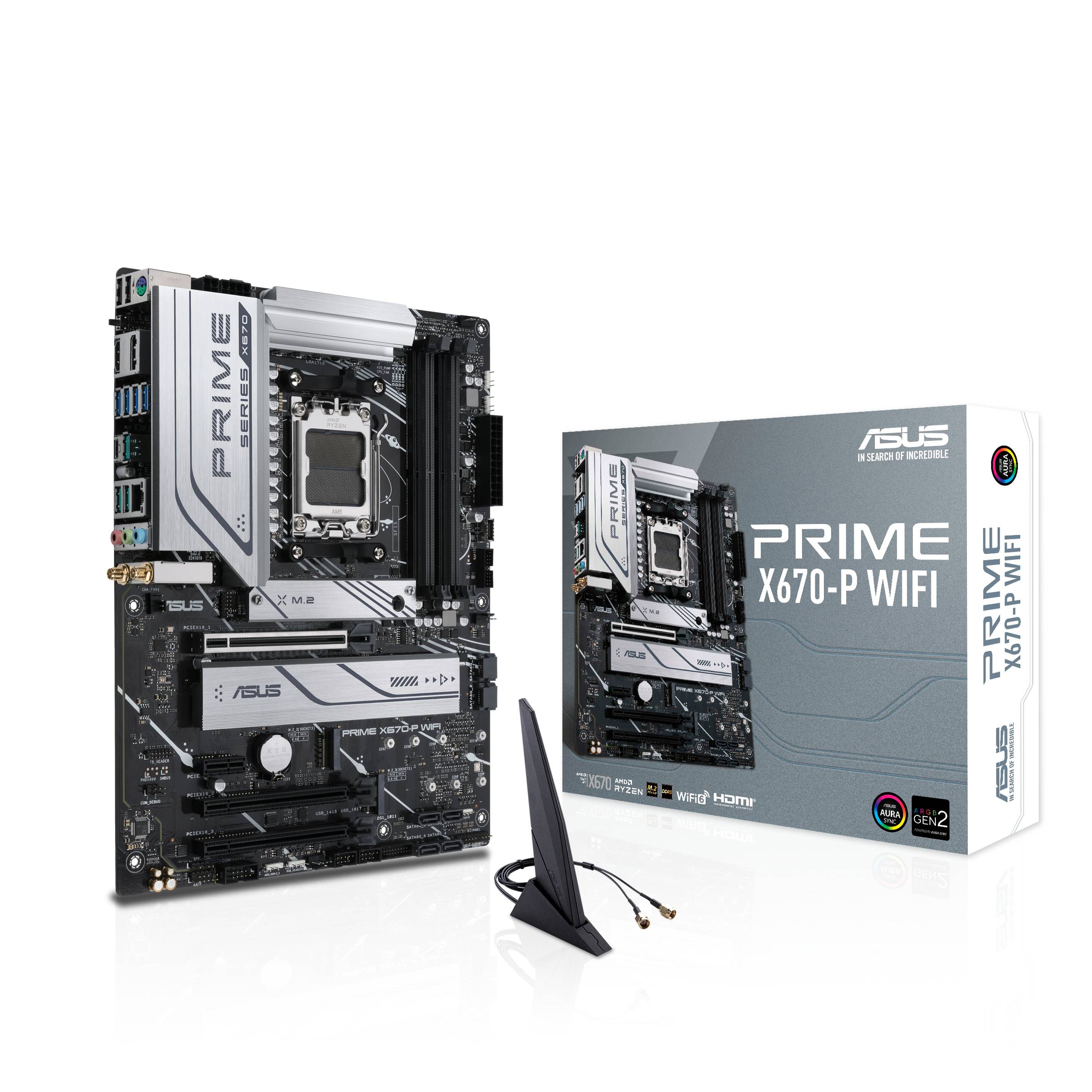 MB ASUS PRIME X670-P WIFI (AMD,AM5,DDR5,ATX) - 90MB1BV0-M0EAY0