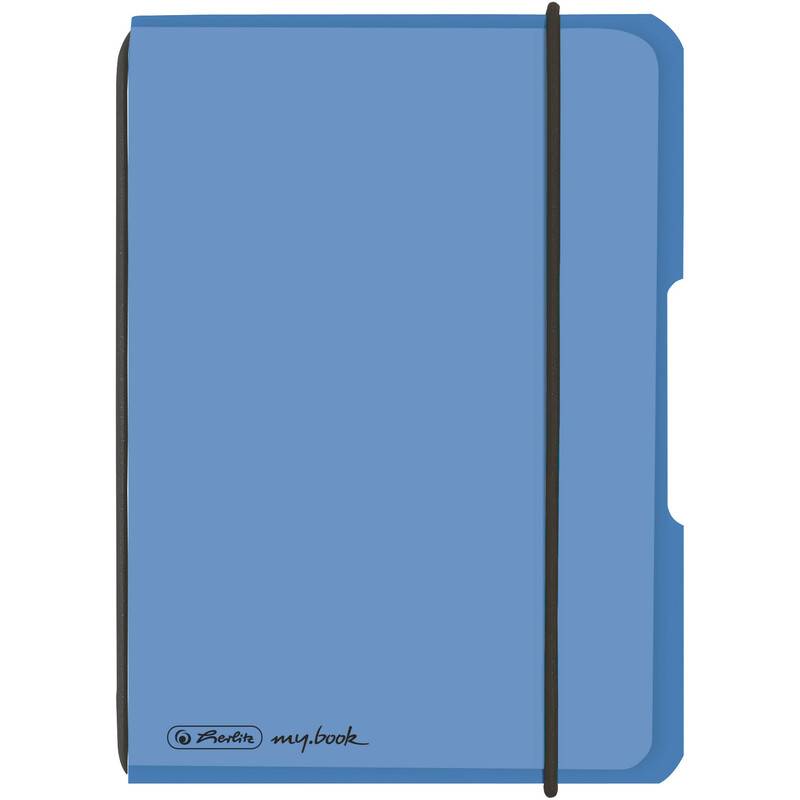 Herlitz Notizheft my.book flex A6 PP 40Bl. kariert blau - 11361573