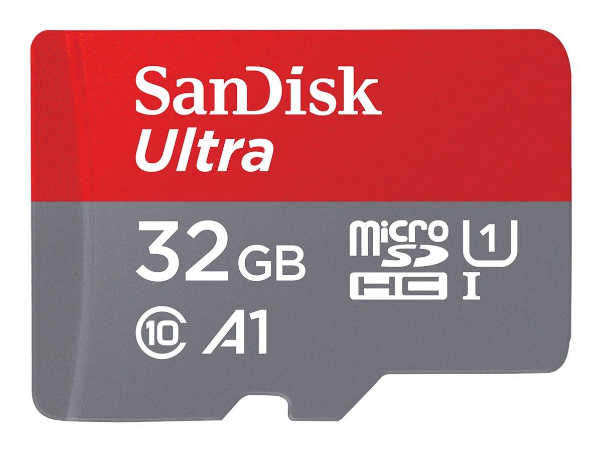 SD MicroSD Card 32GB SanDisk Ultra Class 10 inkl. Adapter - SDSQUA4-032G-GN6IA