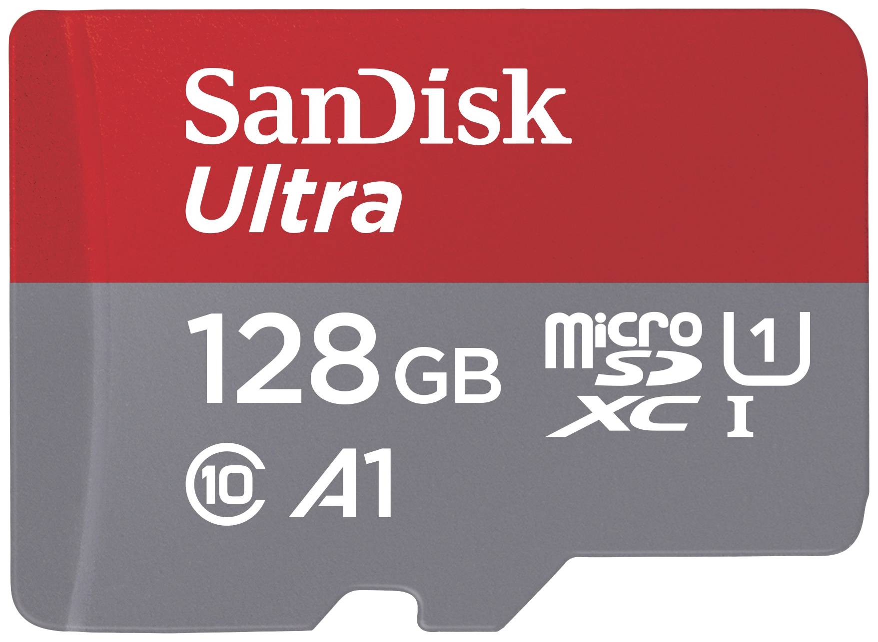 0619659200022 - SanDisk Ultra - Flash-Speicherkarte (microSDXC-an-SD-Adapter inbegriffen) - 128 GB - A1   UHS-I U1   Class10 - microSDXC UHS-I