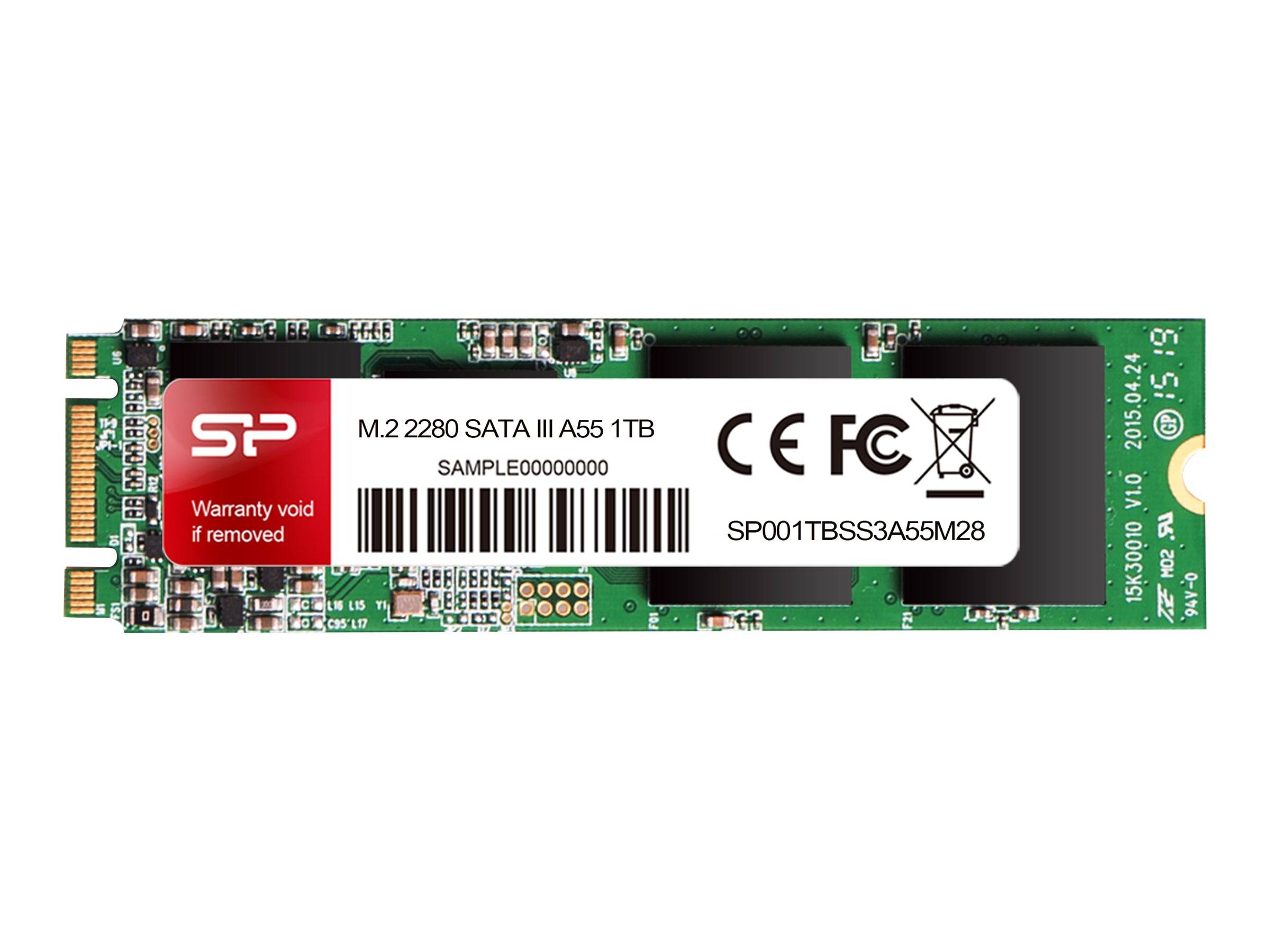 SSD 256GB Silicon Power M.2 2280 mSATA A55 3D Nand TLC - SP256GBSS3A55M28