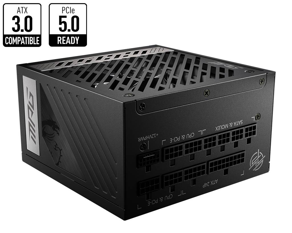 MSI Netzteil MPG A850G PCIE5 850Watt - 306-7ZP7B11-CE0