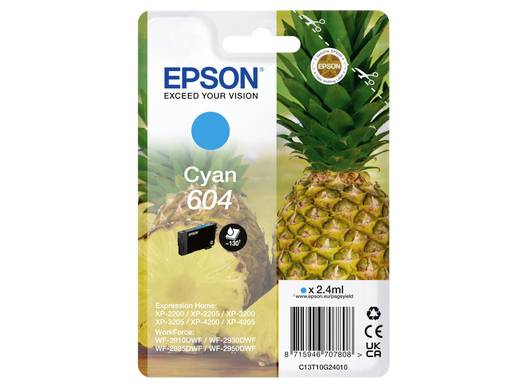 Patrone Epson 604 cyan T10G2 - C13T10G24010