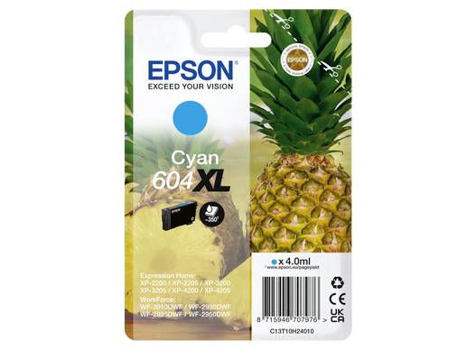 Patrone Epson 604 cyan XL T10H2 - C13T10H24010