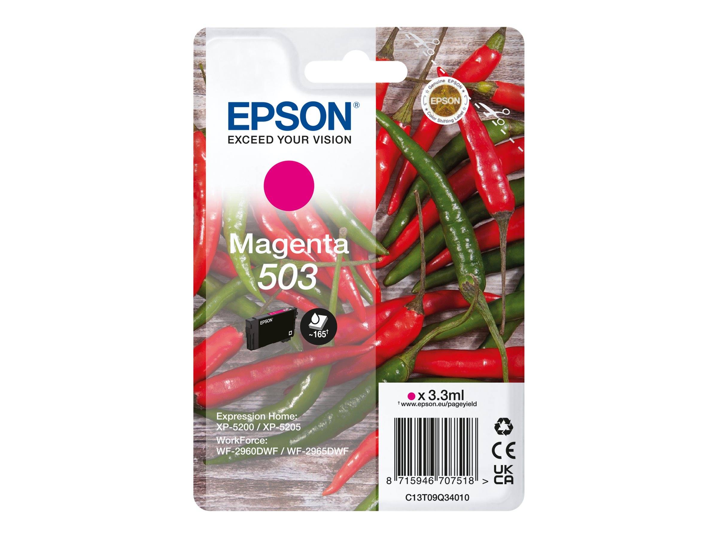 Patrone Epson 503 magenta T09Q3 - C13T09Q34010