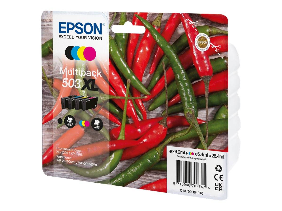 Patrone Epson 503 4er-Pack black + color XL T09R6, Epson  (BILD1)