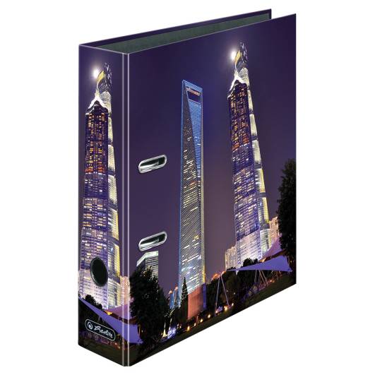 Herlitz Ordner maX.file A4 8cm Shanghai Fin. Center - 50044429