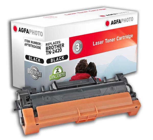 AgfaPhoto Toner APTBTN2420E ers. Brother TN-2420 BK - APTBTN2420E