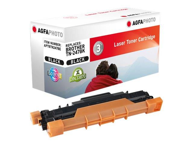 AgfaPhoto Toner APTBTN247BE ers. Brother TN-247BK BK - APTBTN247BE