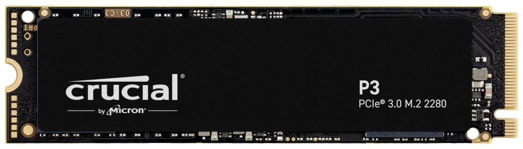 SSD 1TB Crucial M.2 (2280) P3 NVMe PCIe intern retail - CT1000P3SSD8