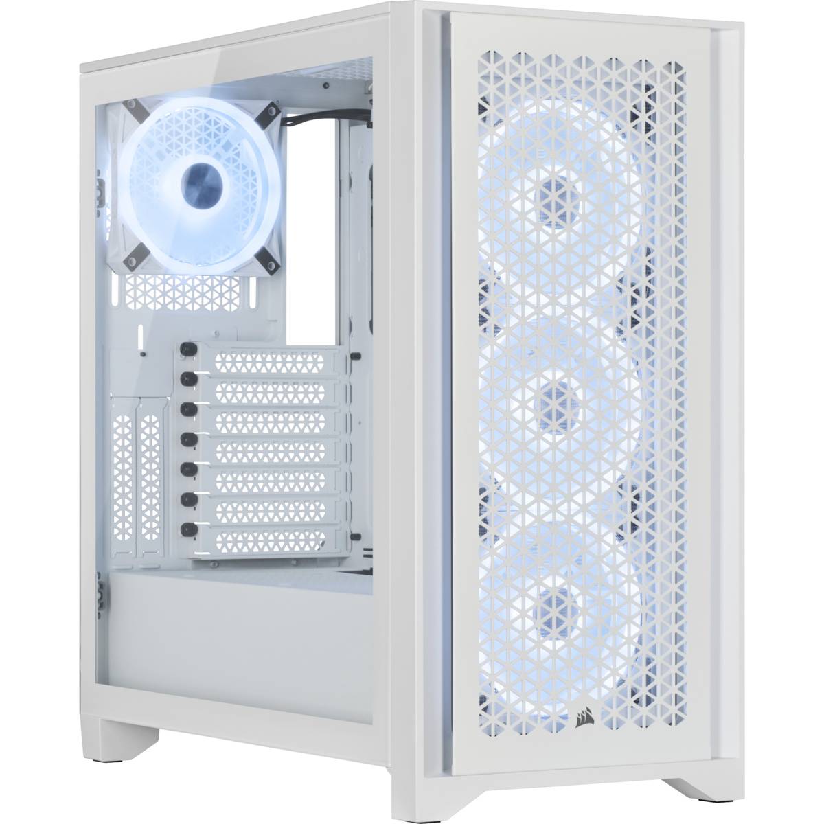 CORSAIR Geh Midi 4000D RGB Airflow (Tempered Glass) White - CC-9011241-WW