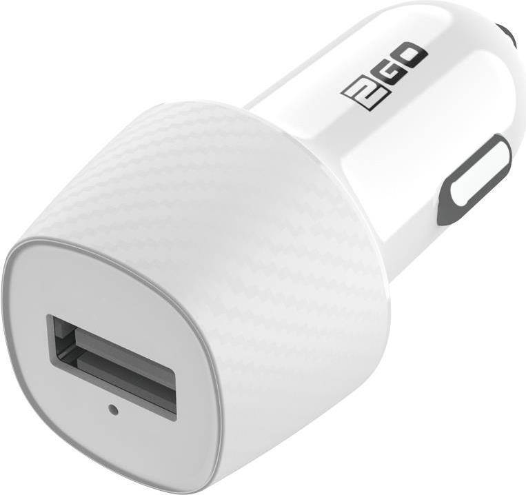 2GO USB KFZ-Ladegerät 1000mA USB-A - weiss - 794921