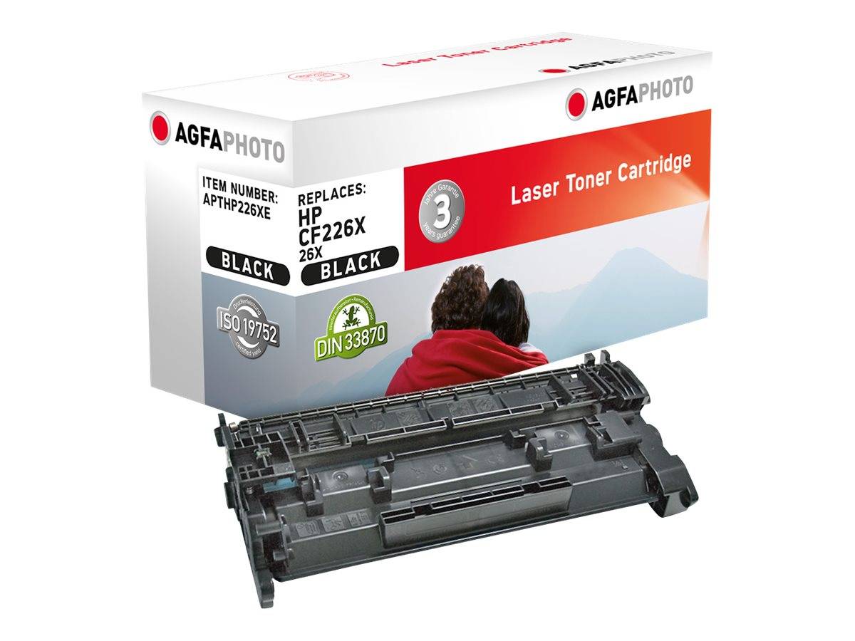 AgfaPhoto Toner APTHP226XE ersetzt HP CF226X 26X BK - APTHP226XE