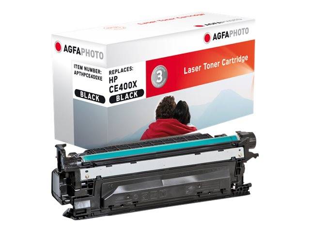 AgfaPhoto Toner APTHPCE400XE ersetzt HP CE400X 507X BK - APTHPCE400XE