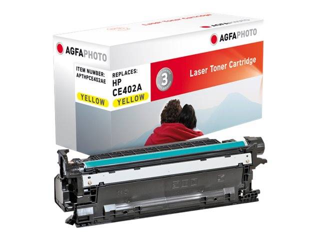 AgfaPhoto Toner APTHPCE402AE ersetzt HP CE402A 507A YL - APTHPCE402AE