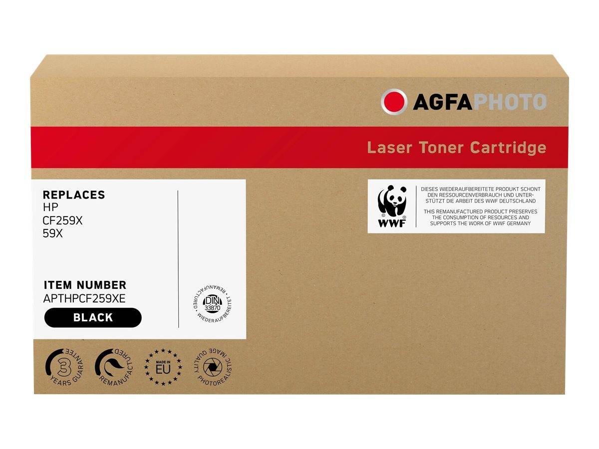 AgfaPhoto Toner APTHPCF259XE ersetzt HP CF259X 59X BK - APTHPCF259XE