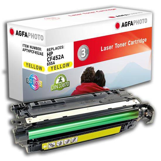 AgfaPhoto Toner APTHPCF452AE ersetzt HP CF452A 655A YL - APTHPCF452AE