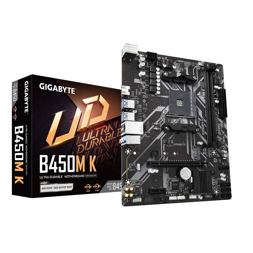 Gigabyte B450M K (B450,AM4,mATX,DDR4) - B450M K