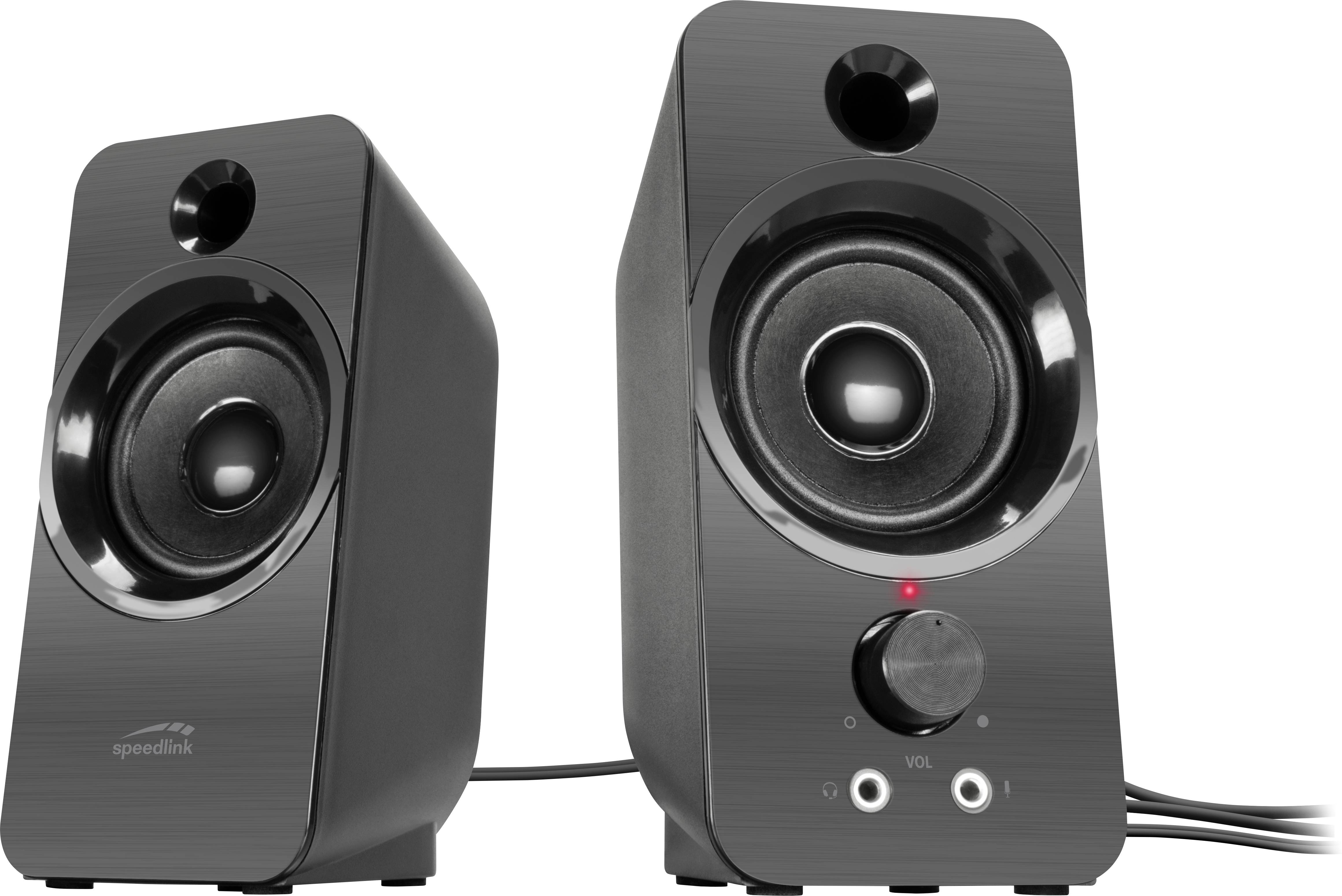 Speedlink Lautsprecher DAROC, Stereo, schwarz retail