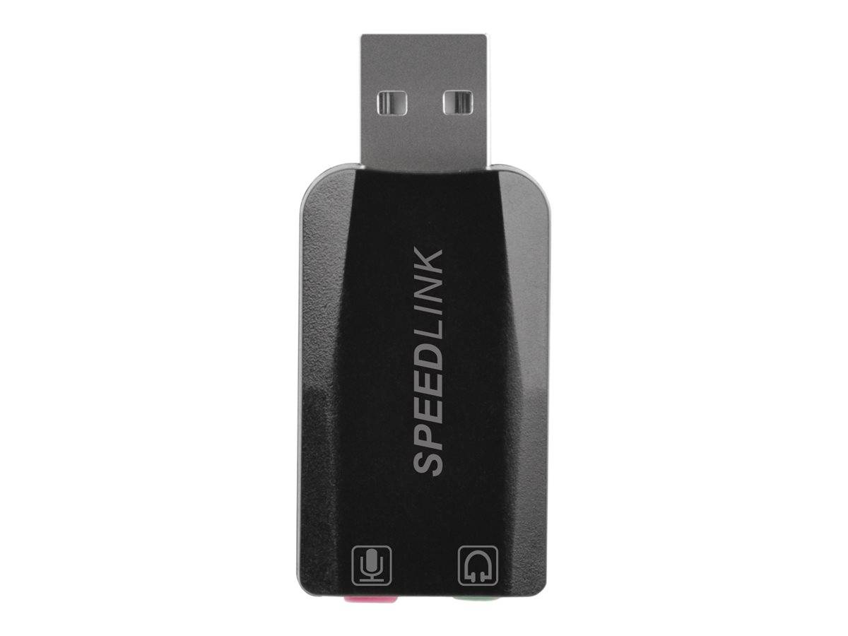 Speedlink USB Soundkarte VIGO, schwarz retail - SL-8850-BK-01