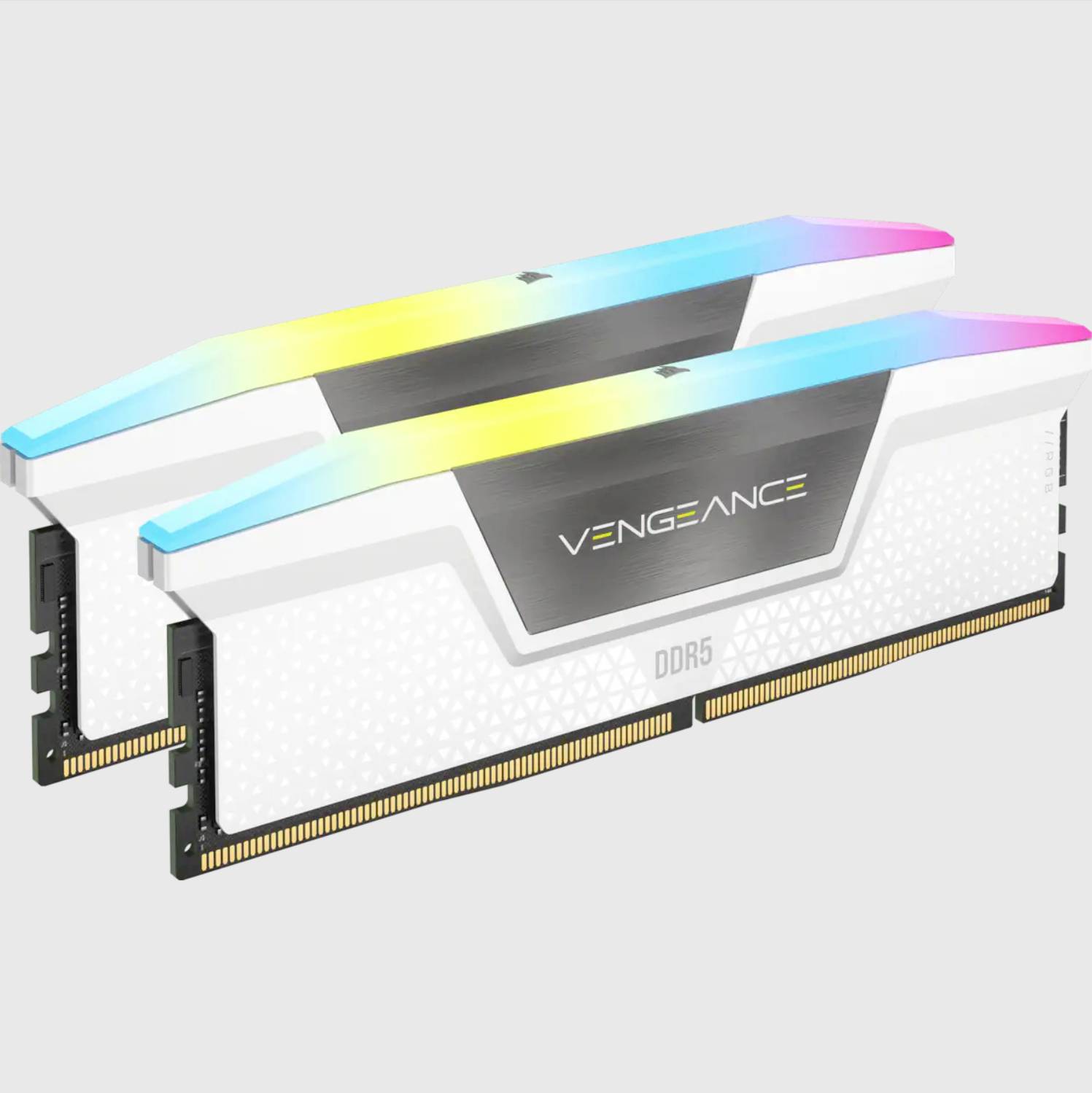 DDR5 32GB PC 6000 CL36 CORSAIR KIT (2x16GB) VENGEANCE RGB W retail - CMH32GX5M2D6000C36W