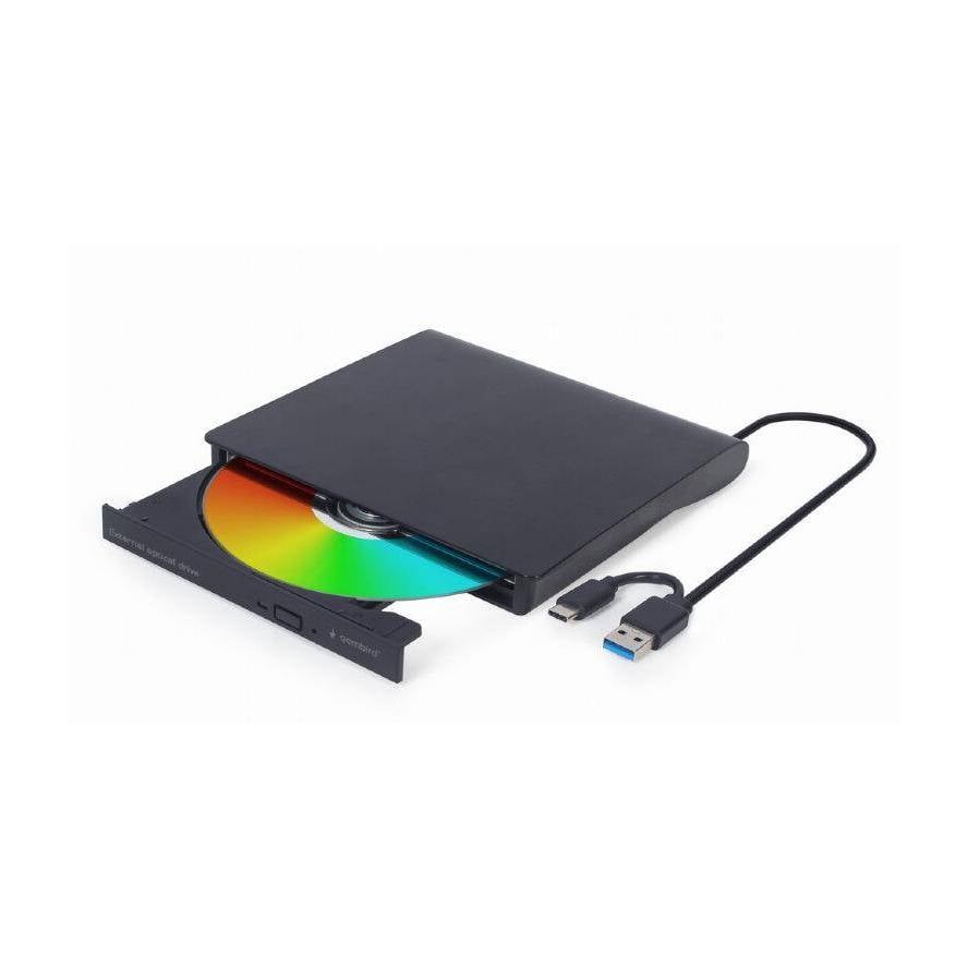 gembird DVW EXT SLIM DVD-USB-03 black USB-C&3.1 DVD8x CD24x - DVD-USB-03