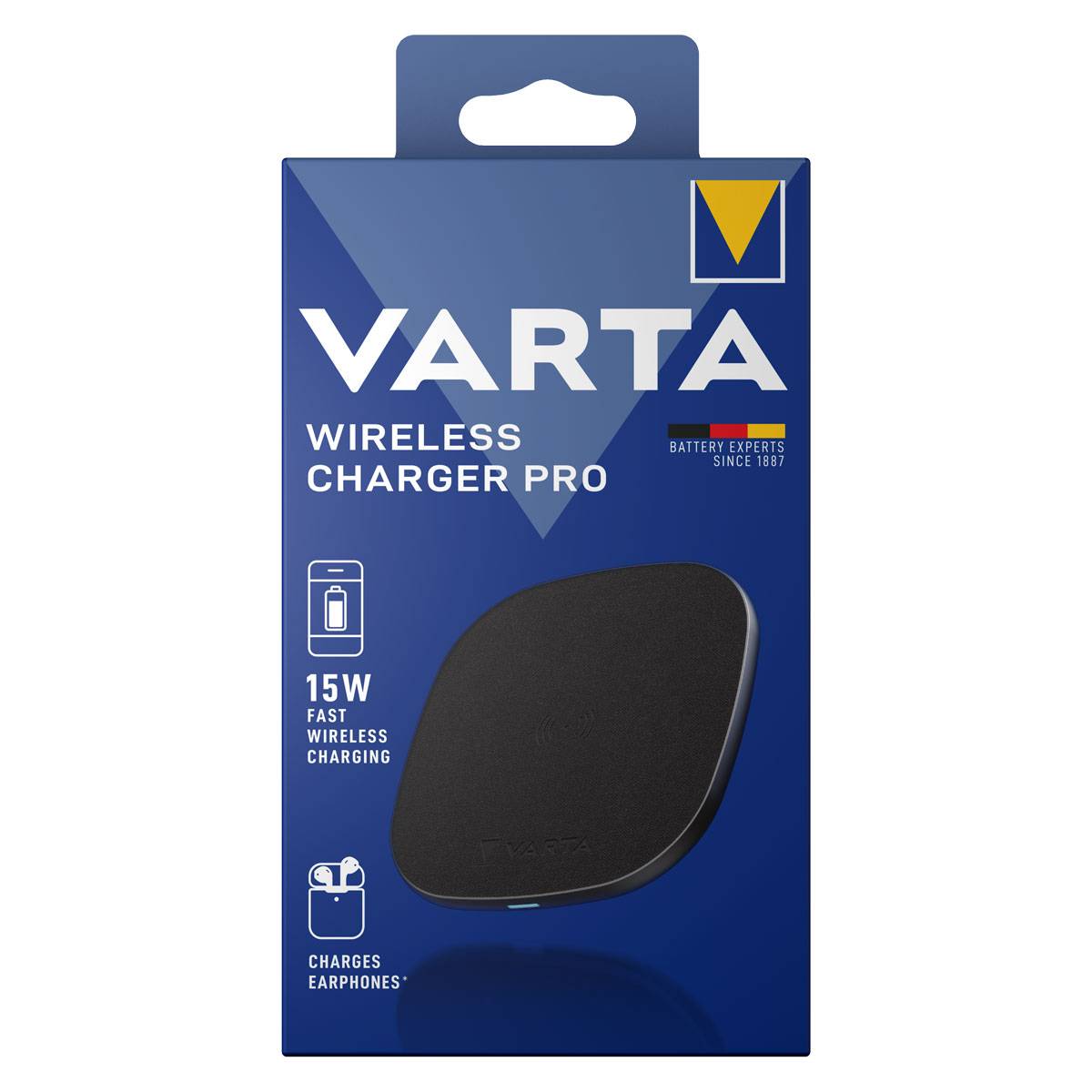 Varta Wireless Ladegerät Pro 15W schwarz - 57905101111