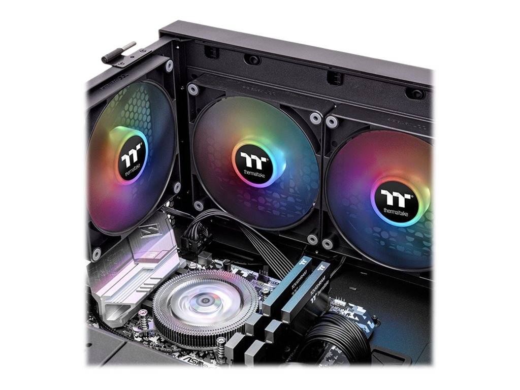 Lüfter Thermaltake CT 120 (2-Fan-Pack) ARGB Sync Black retail - CL-F149-PL12SW-A