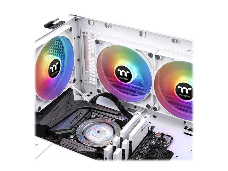 Lüfter Thermaltake CT 120 (2-Fan-Pack) ARGB Sync White retail - CL-F153-PL12SW-A