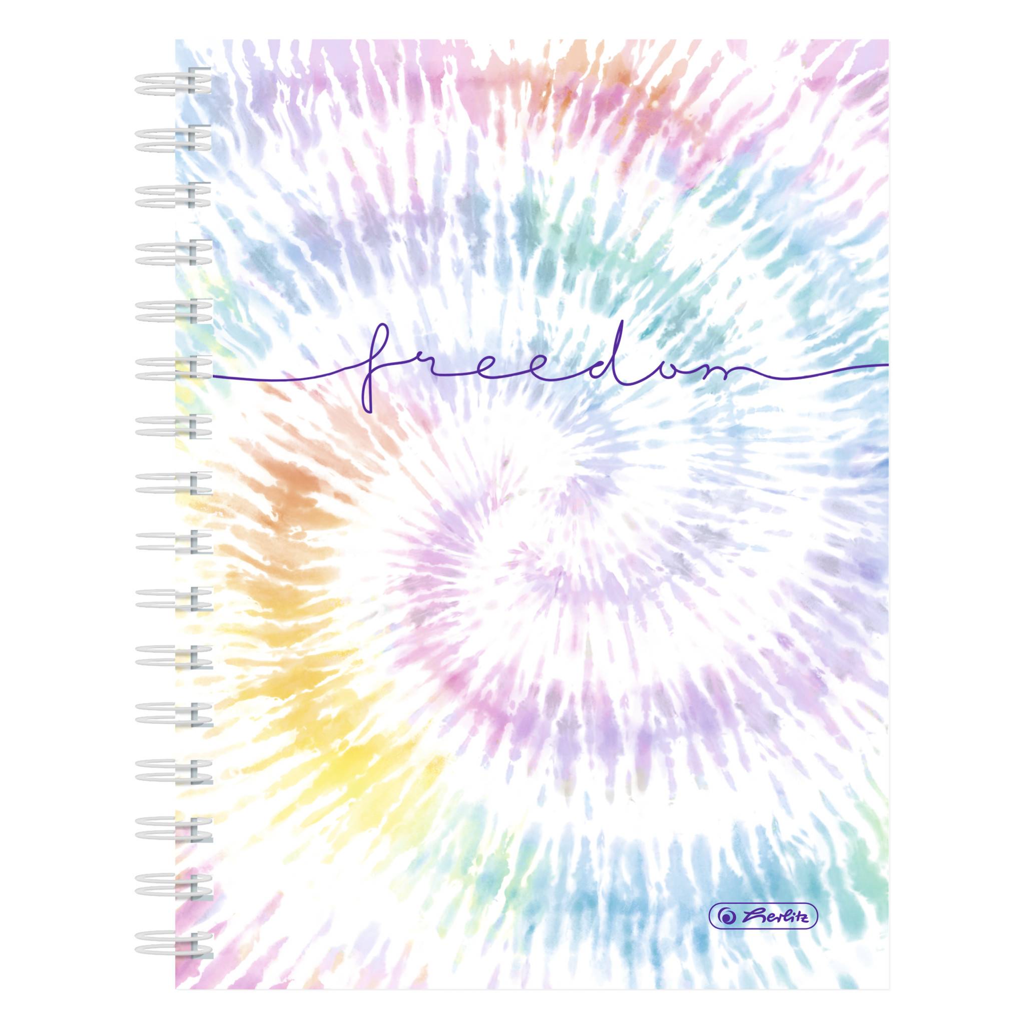 Herlitz Spiralboutiqueb. A5 100Bl.kar. New Batik Freedom