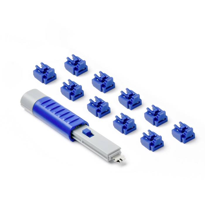 8809534691089 - Smartkeeper RJ45 LAN Port Schloss NL03PKDB 10 St Dunkelblau inkl 1 Schlüssel NL03PKDB