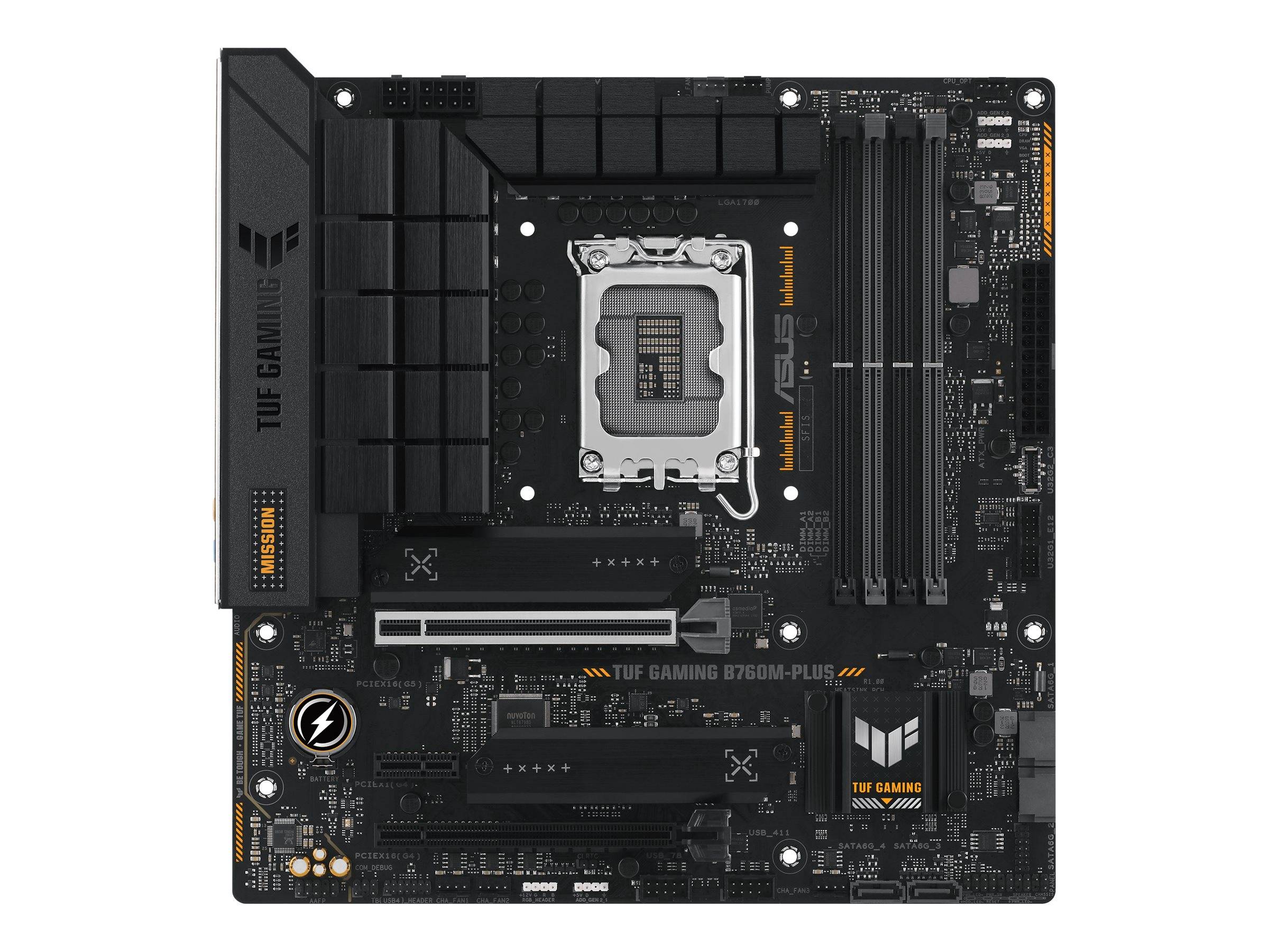 MB ASUS TUF GAMING B760M-PLUS (Intel,1700,DDR5,mATX) - 90MB1ES0-M1EAY0