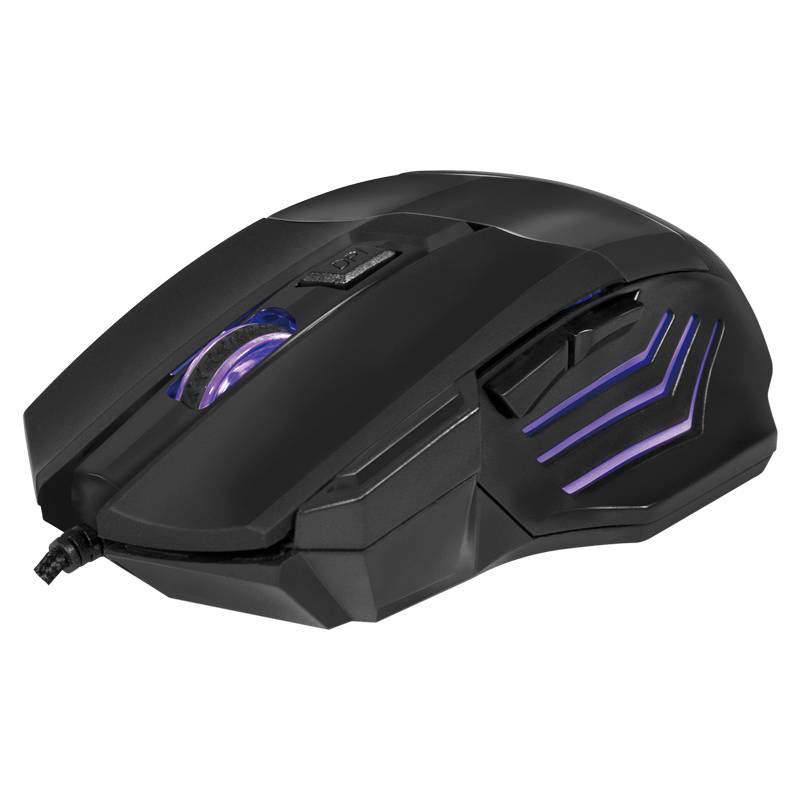 Logilink Ergonomische USB-Gaming-Maus, 2400 dpi, schwarz