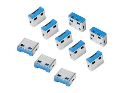 Logilink USB-A-Port Schloss (10x Schlösser) - AU0046