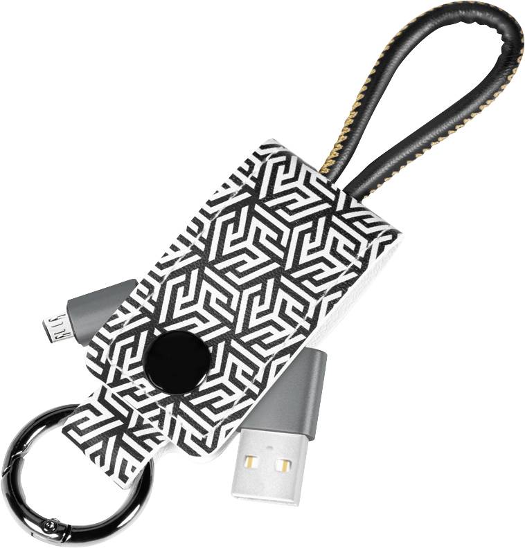 Logilink USB 2.0-Kabel, USB-A zu Micro-USB Schlüsselr. 0,22m - CU0165