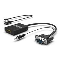 INCA Adapter IVTH-02 VGA + USB-A + Audio > HDMI, 0.2m retail - IVTH-02