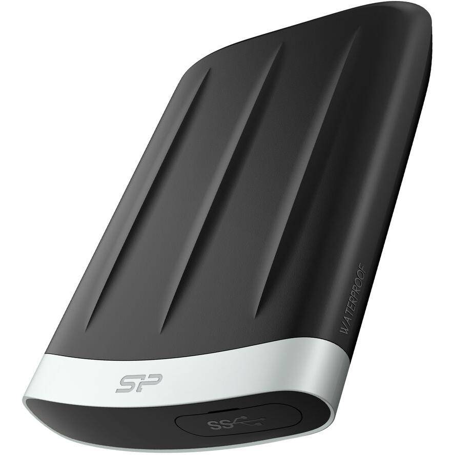 Silicon Power 6.3cm (2.5) 2TB USB3.2 A65B water/res. Blac - SP020TBPHD65BS3G