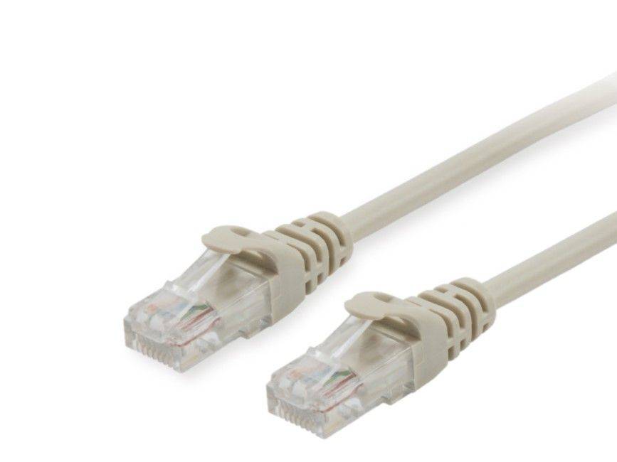 Equip Patchkabel Cat6A U/UTP 2xRJ45 1.00m beige LSZH Polybeutel - 603012