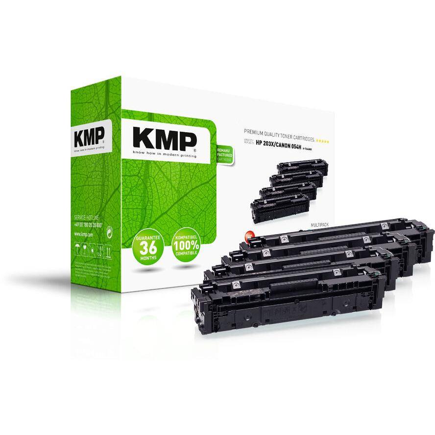 KMP Toner HP HP203X CF540X Multipack H-T246MX remanufactured - 2549,3005