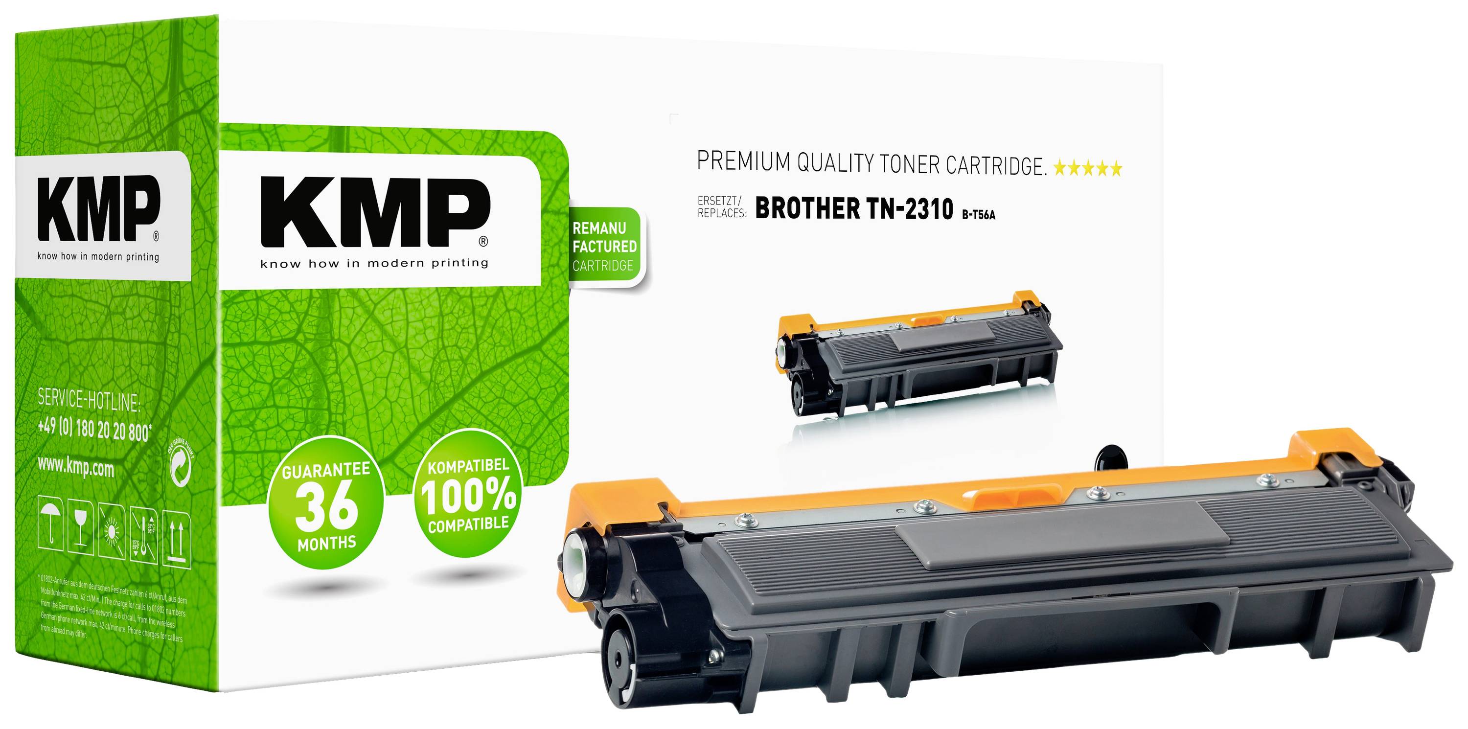 KMP Toner Brother TN-2310 black 1200 S. B-T56A remanufactured - 1261,0000