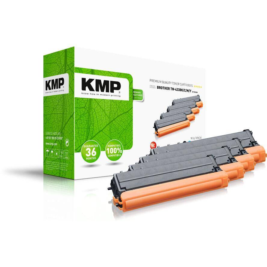 KMP Toner Brother TN-423BK/C/M/Y Multipack B-T101XM - 1265,3005