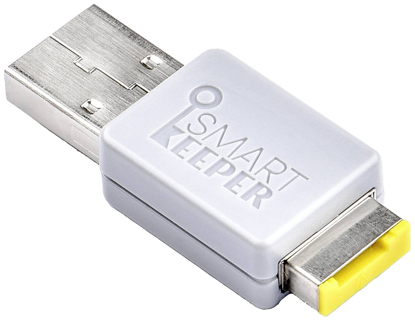 SmartKeeper Basic USB Stick verriegelbar 32GB gelb - OM03YL