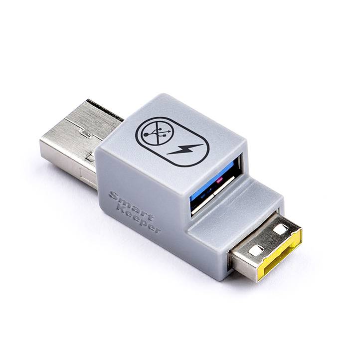 SmartKeeper Basic USB-A Port Smart Data Blocker gelb - UCL03YL