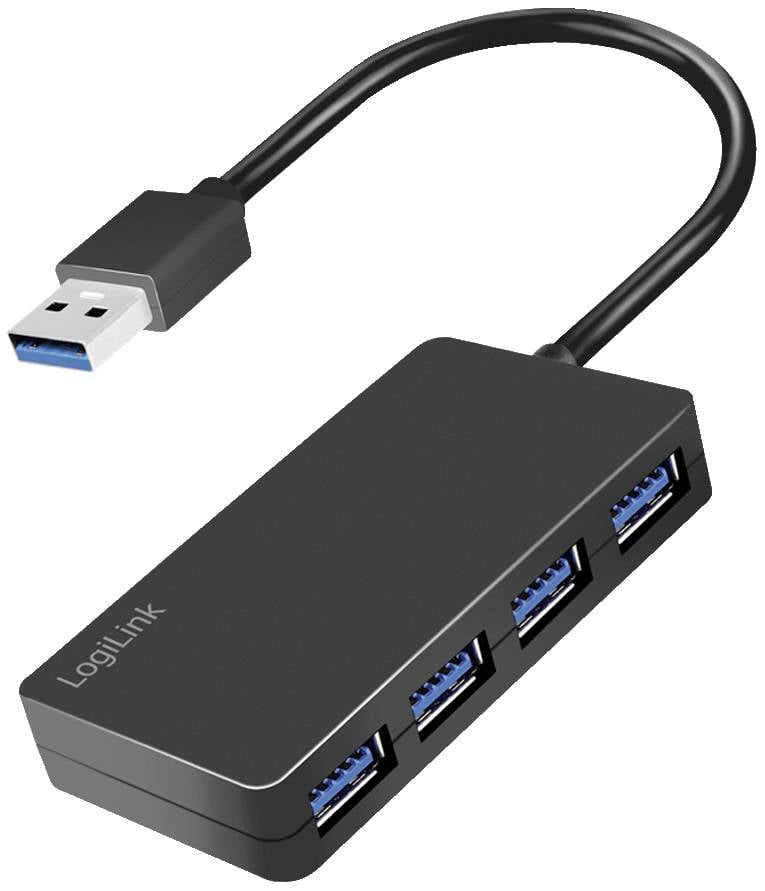 LogiLink USB 3.2 HUB 4-port, Gen1 schwarz